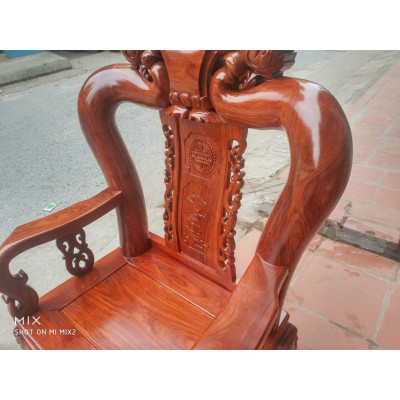 Bộ bàn ghế quốc đào gỗ hương vân