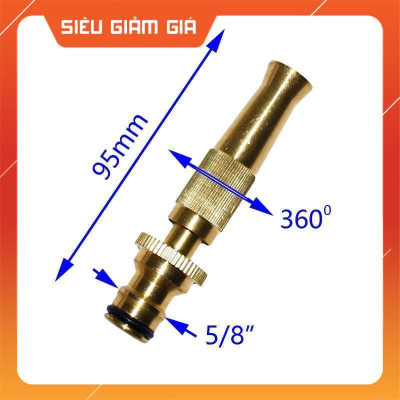Vòi xịt nước tưới cây , vòi rửa xe đồng thau chất lượng cao nhập khẩu chính hãng 206587