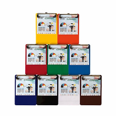 Bìa trình ký mica Enter G04 13.5x19cm kẹp hóa đơn