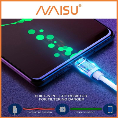 Cáp Sạc Type C Truyền Dữ Liệu 5A Dài 1M Màu Trắng Cho Android  ID – 1815 - Hàng nhập khẩu