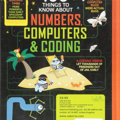 Usborne 100 Things To Know About Numbers , Computers and Coding