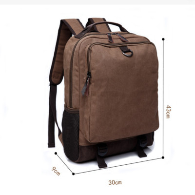 Balo nam vải canvas cao cấp phong cách mới 15,6"