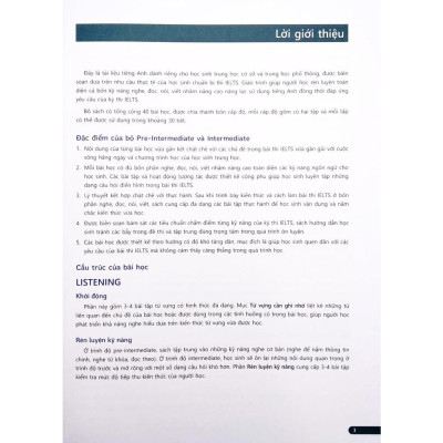 Sách IELTS Trung Học - Pre-intermediate - Book 1 - Nhân Trí Việt