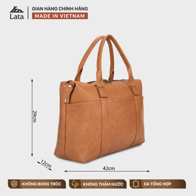 Túi du lịch Lata ( Thời trang nam tiện lợi cỡ lỡn - Túi da TR13 )