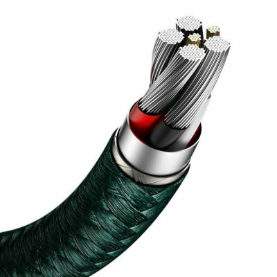 Cáp sạc nhanh, siêu bền Baseus Cafule Metal Series Type C 40W (USB to Type C, Zinc Alloy Material, Super Quick charge)- Hàng chính hãng.