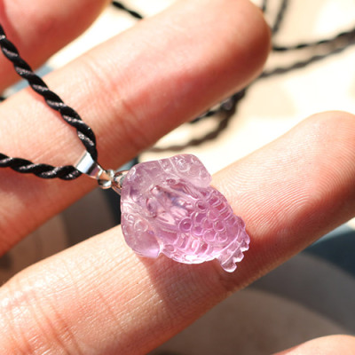 Mặt Thiền Thừ Thạch Anh Tím Ngọc Quý Gemstones GA138