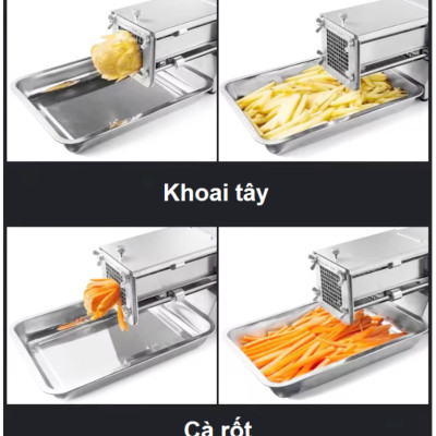 Máy cắt khoai tây, khoai lang và các loại củ kiểu Pháp - Chuyên nghiệp. Thương hiệu Mỹ cao cấp Septree - T1000. HÀNG CHÍNH HÃNG