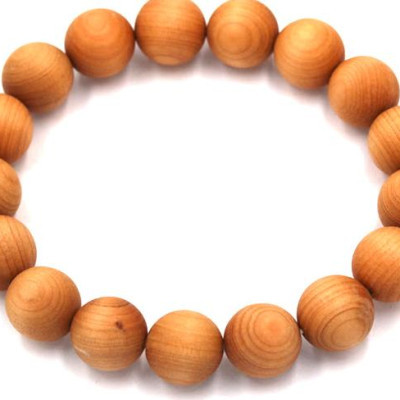 Chuỗi đeo tay gỗ ngọc am 12 ly 17 hạt (204mm)