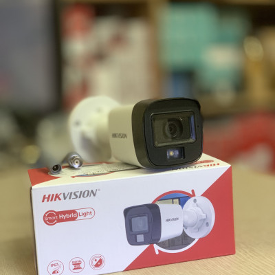 Bộ Camera HIKVISION 4 Mắt FULL HD 1080P - 2.0MPX Chính Hãng (Đủ phụ kiện lắp đặt + Ổ Cứng 500GB)