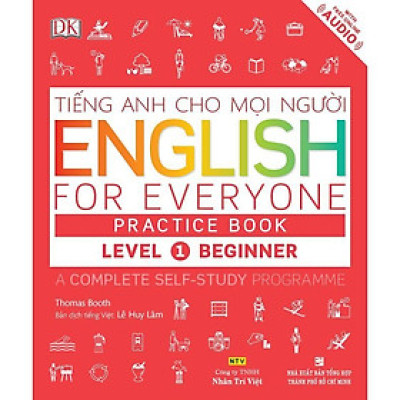 Sách - English for Everyone - Level 1 Beginner - Practice Book (kèm CD) - Nhân Trí Việt