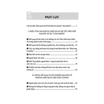 Sách - Hiệu Ứng Franklin - Mối Quan Hệ Tốt Đều Bắt Nguồn Tự Sự Làm Phiền