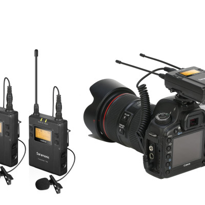 Bộ Micro Thu Âm Không Dây Saramonic UWMIC9 KIT2 - Quay Phim / Livestream / Vlog - Hàng Chính Hãng 