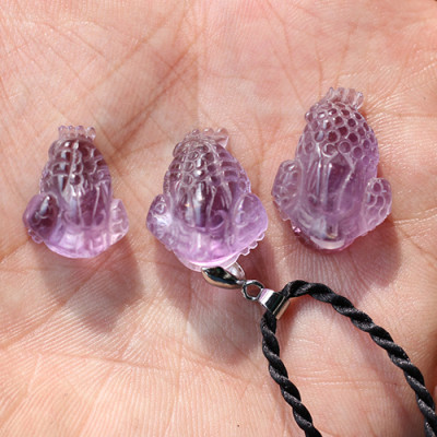 Mặt Thiền Thừ Thạch Anh Tím Ngọc Quý Gemstones GA138