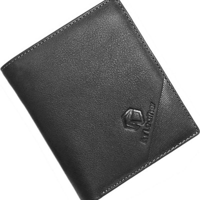 Ví Da Nam AT Leather 051 (11.5 x 9.5 cm) - Đen