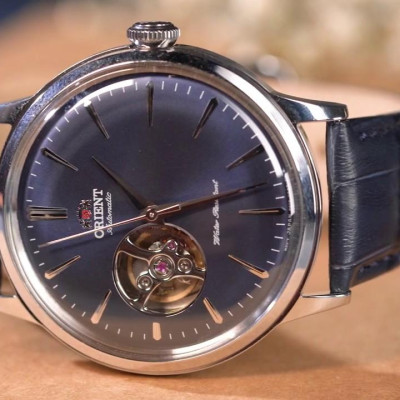 Đồng Hồ Nam Dây Da Orient Automatic Open Heart RA-AG0005L10B