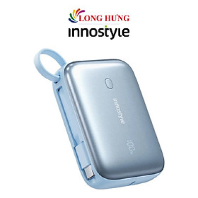 Sạc dự phòng Innostyle PowerMini II Led with USB-C Cable Output 10000mAh IP22G2 - Hàng chính hãng