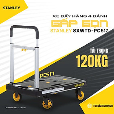 Xe Đẩy Tay 4 Bánh Cao Cấp (Có thể gấp gọn) STANLEY PC517