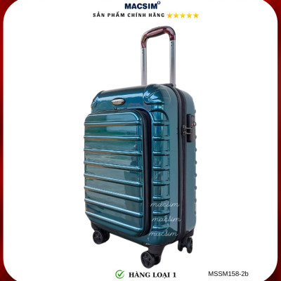 Vali cao cấp Macsim Smooire MSSM158-2b cỡ 20 inch màu (shiny blue) - Hàng loại 1