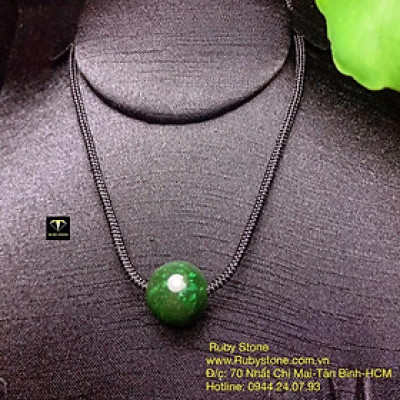 Trái châu Nephrite đeo cổ xinh yêu