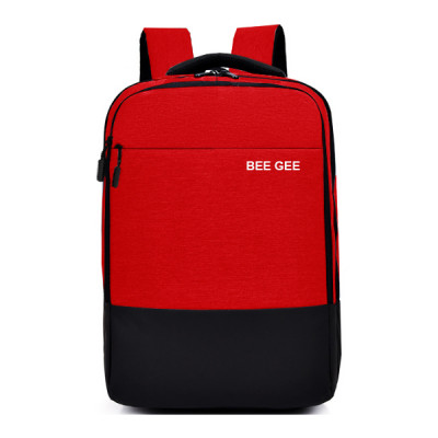 ( XEM VIDEO ) Balo laptop thời trang nam nữ hàn quốc BEE GEE 116 phối miếng da bên dưới đáy chống thấm nước siêu dày nhiều ngăn