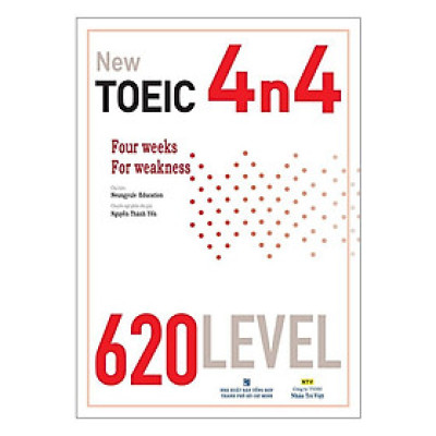 Sách - New TOEIC 4n4 - 620 Level (Kèm CD) - Nhân Trí Việt