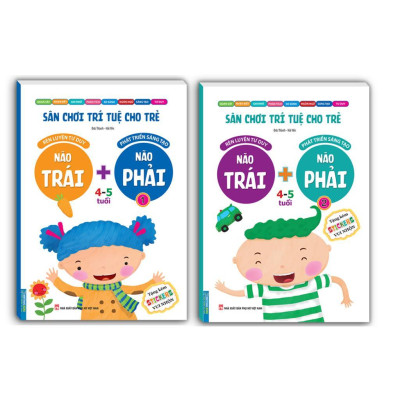 Sách - Sân Chơi Trí Tuệ Cho Trẻ - Não Trái + Não Phải - Combo 6 Cuốn - Minh Thắng