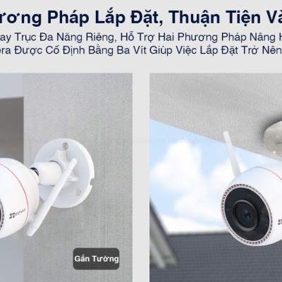 Camera Wifi Ezviz Ngoài Trời AI thông minh, màu ban đêm, H3C 4MP 2K - Hàng chính hãng