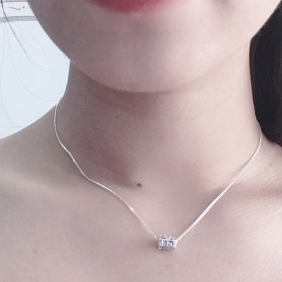 Dây chuyền bạc mặt lục tự minh chú - Ngọc Quý Gemstones