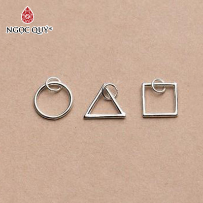 Charm bạc hình tròn treo - Ngọc Quý Gemstones