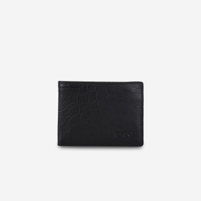 Ví nam da thật cầm tay chữ nhật hoạ tiết vân nổi IDIGO MW1-303-00