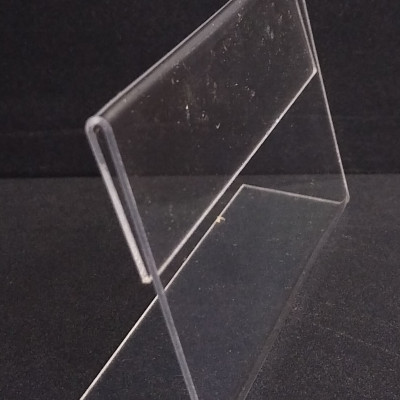 Combo 10 Kệ mica chữ L 9x6cm để bảng giá