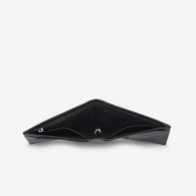 Ví nam da thật cầm tay chữ nhật hoạ tiết vân nổi IDIGO MW1-303-00