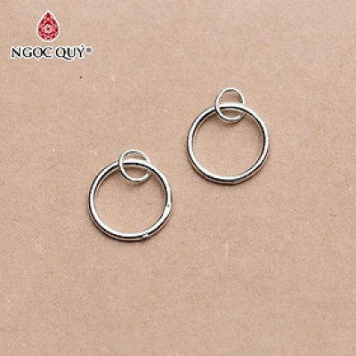 Charm bạc hình tròn treo - Ngọc Quý Gemstones