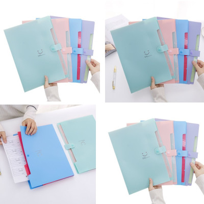 Túi Đựng Giấy , Tài Liệu A4 Hình Mặt Cười Dễ Thương - Chính Hãng GROFA