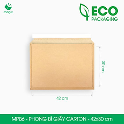 MPB6 - 42x30 cm - 20 phong bì carton đóng hàng - Bìa gói hàng, bìa cứng, bì thư | Magix Packaging
