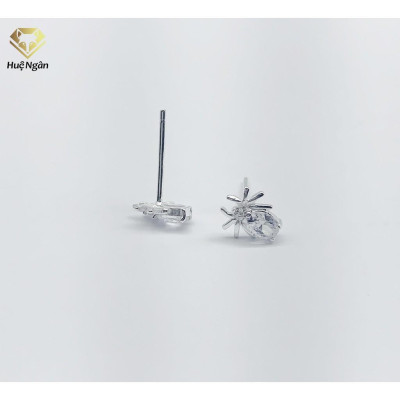 Bông tai bạc Ý 925 Huệ Ngân - Little Bug YCXR363
