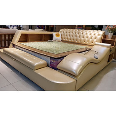 Giường ngủ Tundo cao cấp có thành massage