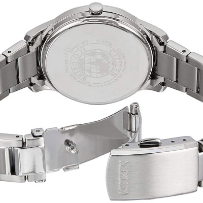 Đồng Hồ Nữ Citizen Dây Thép Không Gỉ EM0410-58E - Mặt Đen