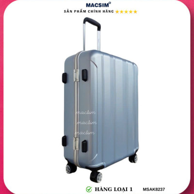 Vali cao cấp Macsim Aksen hàng loại 1 MSAK8237 cỡ 28 inch màu bạc