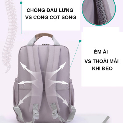 Balo thời trang nam nữ dùng cho đi học, đi làm, đi chơi – BEE GEE BLTT9051A