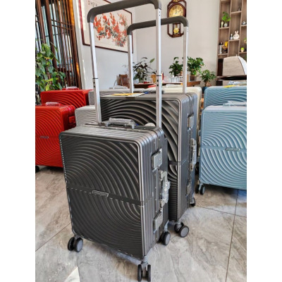 Vali Khung Nhôm Khóa Sập Vân Xoắn NiceVilla Cao Cấp Mẫu mới  2024 Size 20 inch & 25 inch