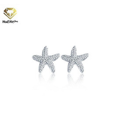 Bông tai bạc 925 Huệ Ngân - Sao biển RYE140982