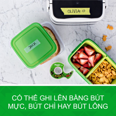 Băng dính đa năng 3M Scocth 105, Kích thước 19mm x 7,62m - Kèm máy cắt mini | Sản xuất tại Mỹ