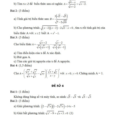 Bí Quyết Đạt Điểm 10 Kiểm Tra Định Kỳ Toán 9