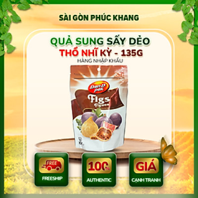 QUẢ SUNG SẤY DẺO NHẬP KHẨU TURKISH 135gr dan.d.pak,không chất bảo quản,ngăn ngừa ung thư,ổn định đường huyết