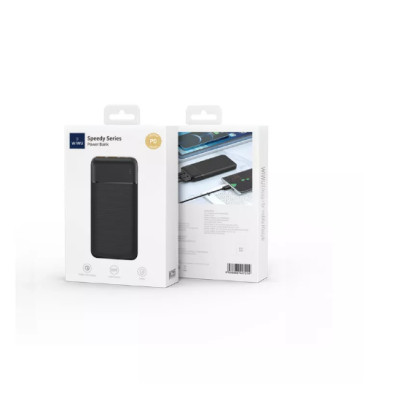 Pin dự phòng Wiwu Speedy Series Power Bank Wi-P001 cho điện thoại thông minh, dung lượng pin 20000mAh với 3 cổng sạc nhanh cho điện thoại - Hàng chính hãng