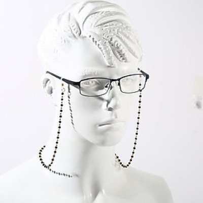 Dây đeo kính chuỗi hạt đen ấn tượng chain glassess new fashion trend phụ kiện kính