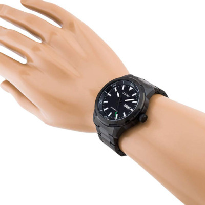 Đồng Hồ Nam Citizen Dây Thép Không Gỉ Máy Cơ-Automatic NH8375-82E - Mặt Đen