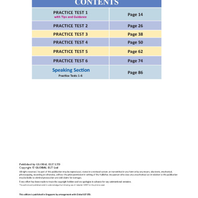 A2 Key 1 with 6 Complete Practice Tests - New Format 2020