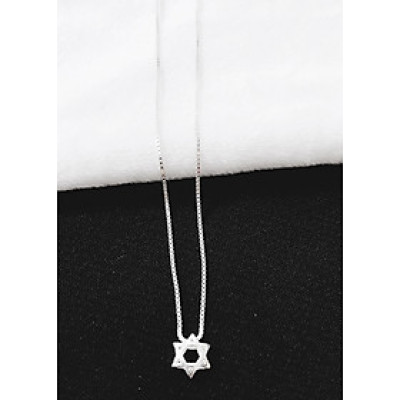 Dây chuyền bạc ngôi sao 6 cánh - Ngọc Quý Gemstones